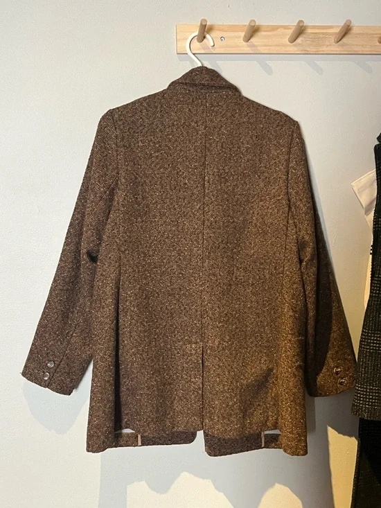 Old Navy Brown Herringbone Blazer - Picture 3 of 3